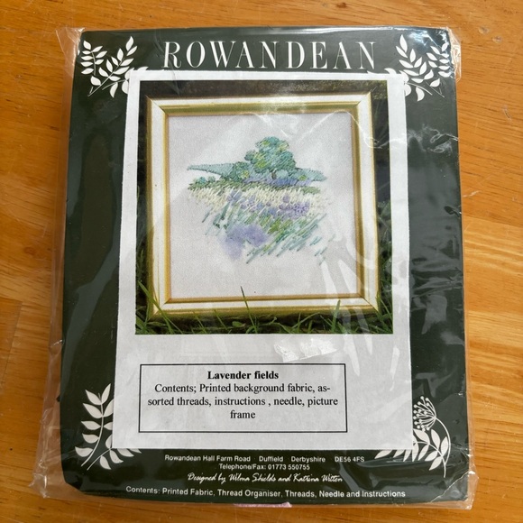 Rowandean Cross Stitch Pattern Frame New - Picture 1 of 6